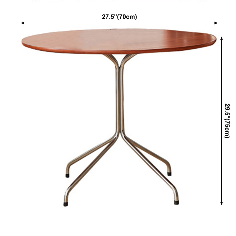 Meubles de 4 pieds contemporains Round Home Furniture en bois massif de salle à manger en bois massif