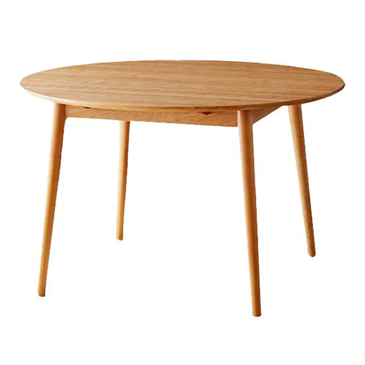 Colección de comedor de madera sólida Mesa de comedor de estilo contemporáneo con 4 patas