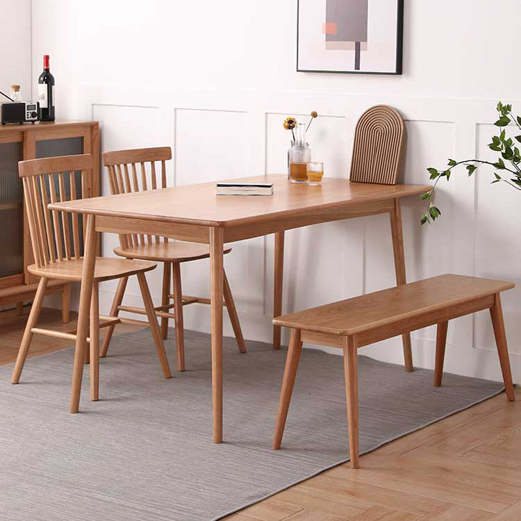 Solid Wood 4 Legs Dining Site Table eigentijdse dinette tafel voor thuiskeuken