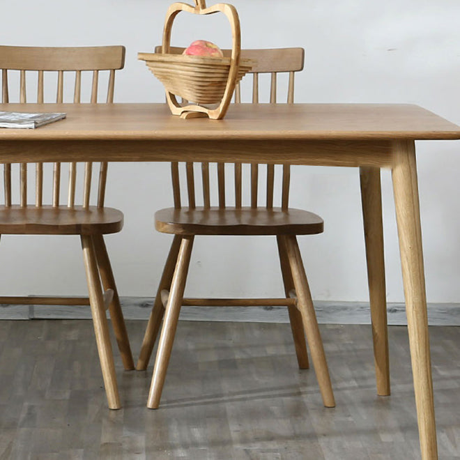 Solid Wood 4 Legs Dining Site Table eigentijdse dinette tafel voor thuiskeuken