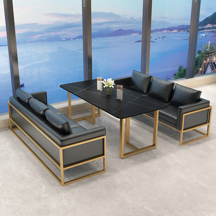 Traditionele luxe stijl eettafel gesinterde stenen tafel voor eetkamer