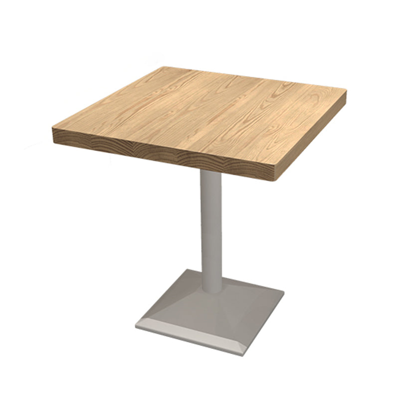 Mesa de comedor de estilo industrial, colección de comedor de madera maciza de pino para interiores