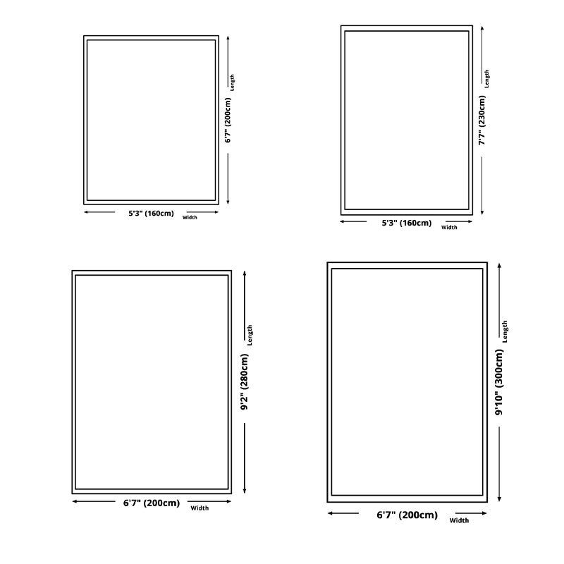 Orange Modern Rug Polyester Striped Area Rug Non-Slip Backing Rug for Home Decoration