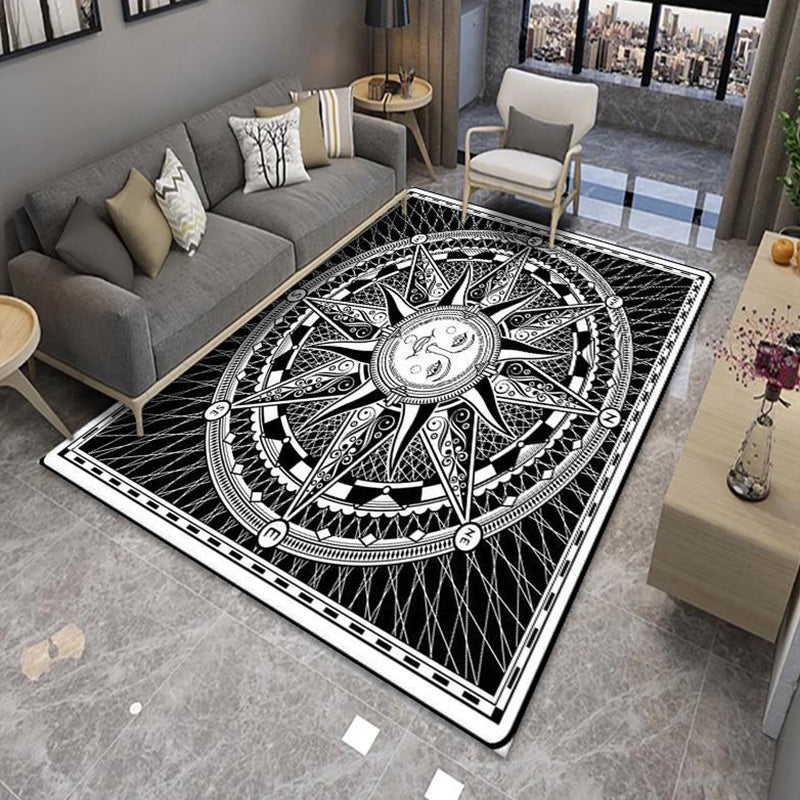 Simplicité Résumé Tapis d'art Polyester Tapis résistant résistant à la tache résistante pour décoration domestique