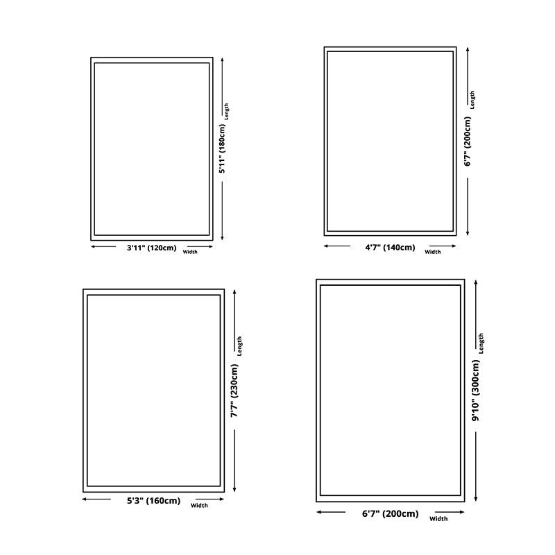 Brown Modern Carpet Polyester Color Block Carpet Washable Carpet for Living Room