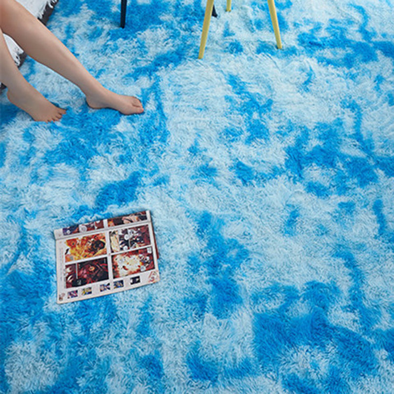 Tapis de tapis de shag nature créatif en polyester tapis d'intérieur