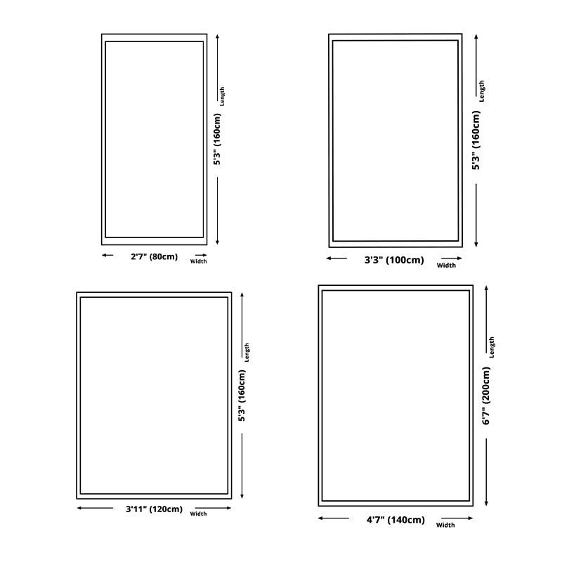 Tapis de tapis de shag nature créatif en polyester tapis d'intérieur