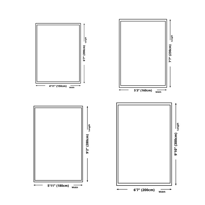 Black Modern Area Rug Line Pattern Polyester Area Carpet Stain Resistant Rug for Home Decor