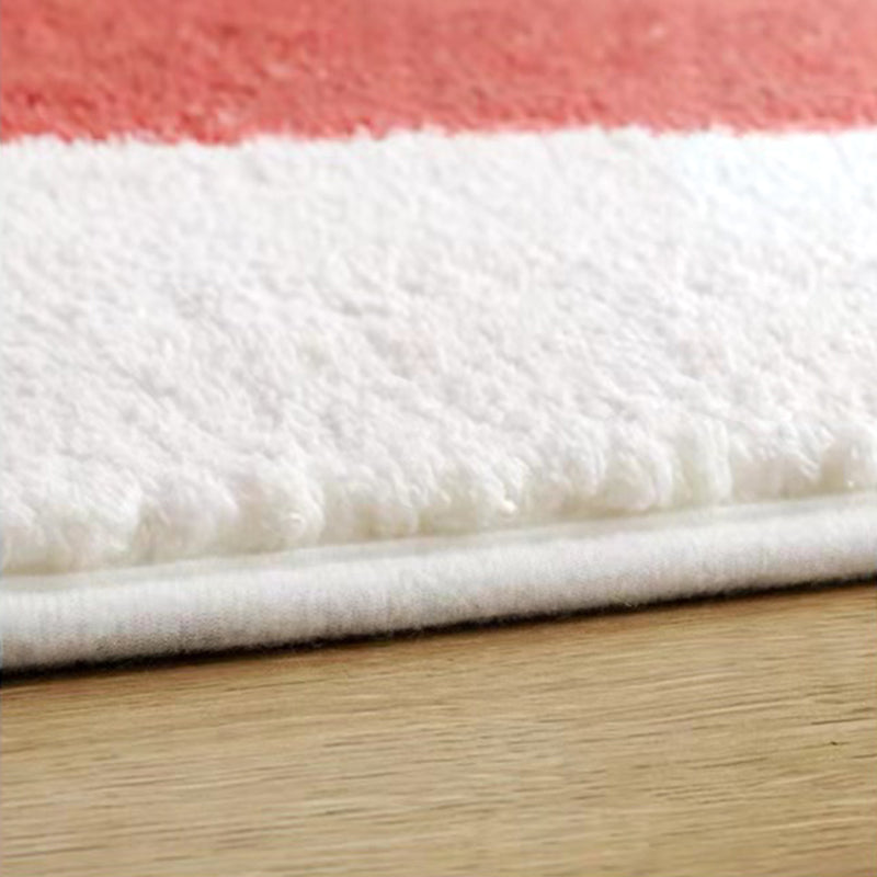 Minimalist Geometry Pattern Rug Polyester Area Carpet Non-Slip Backing Indoor Rug for Living Room