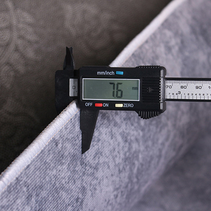 Gold Semicircle Rug Polyester Modern Rug Non-Slip Backing Rug for Living Room