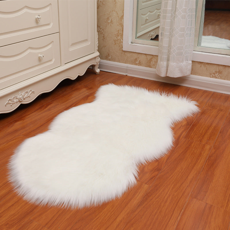 Fancy Plush Area Teppich Vollfarbener Polyester Teppich Easy Care Teppich für Wohnkultur