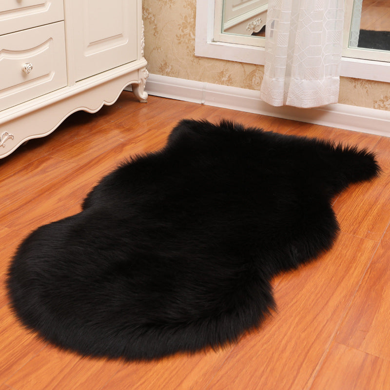 Fancy Plush Area Teppich Vollfarbener Polyester Teppich Easy Care Teppich für Wohnkultur