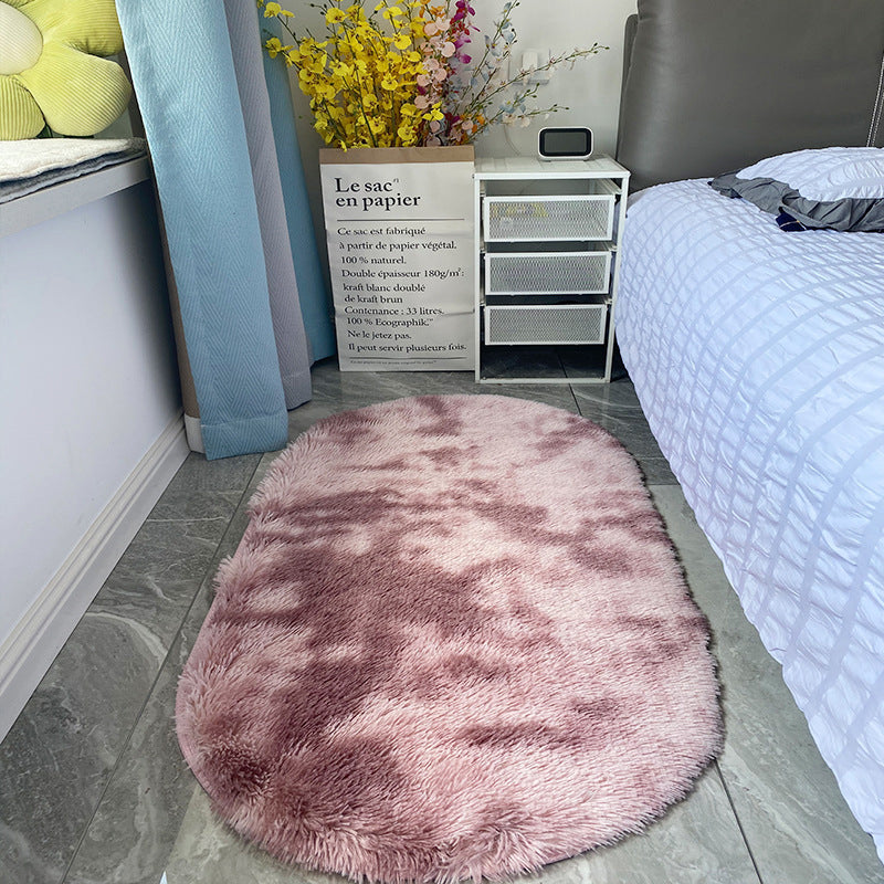 Area colorida alfombra de lujosa Tie-dye Patrón de área Alfombra Fácil alfombra antideslizante para dormitorio