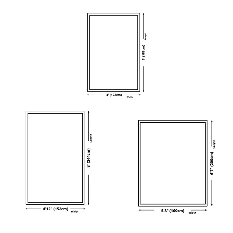 Modern Matrix Pattern Rug Polyester Area Carpet Stain Resistant Indoor Rug for Home Decoration