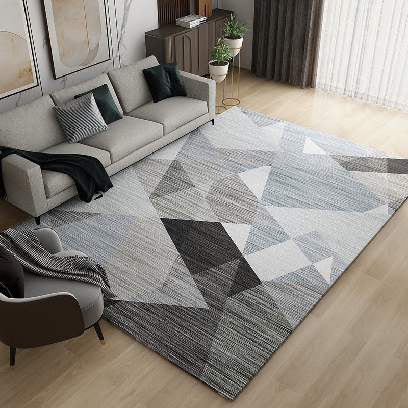 Casual grafisch patroon tapijt polyester polyester binnen tapijt niet-slip ruggebied tapijt voor woonkamer