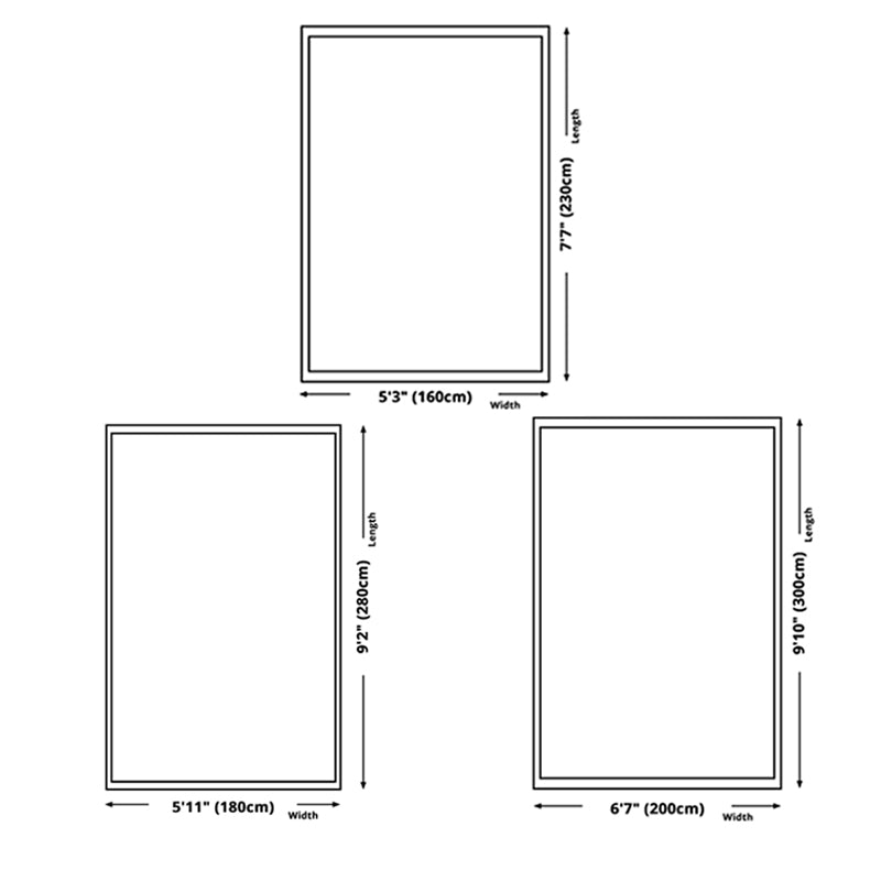 Casual grafisch patroon tapijt polyester polyester binnen tapijt niet-slip ruggebied tapijt voor woonkamer