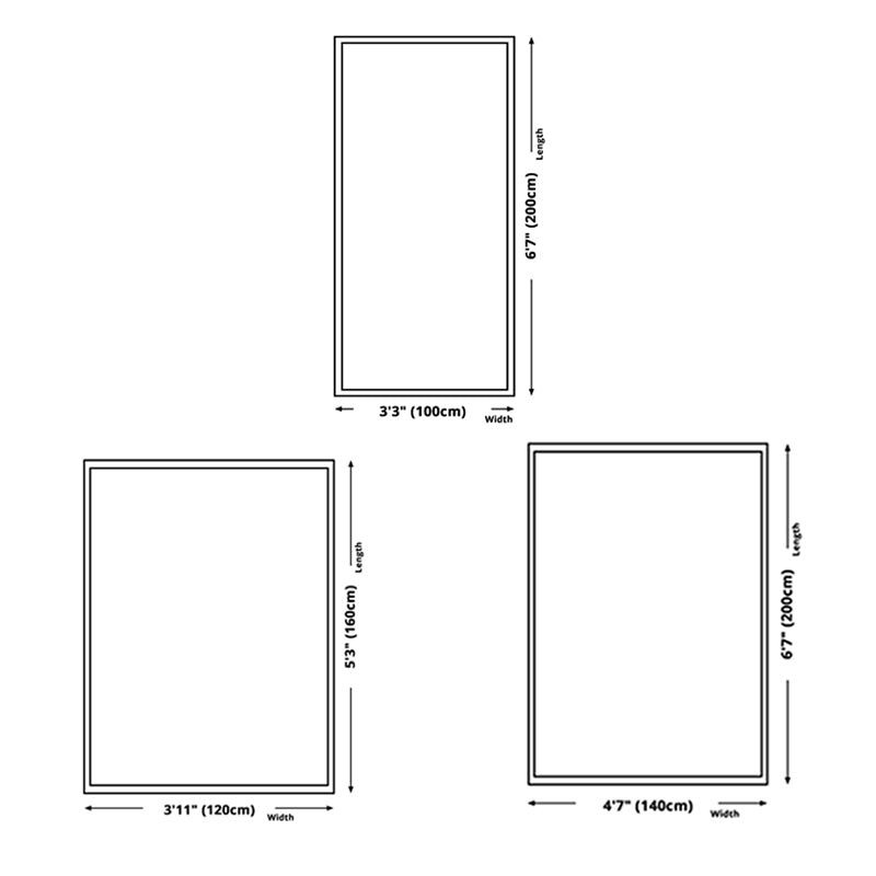 Simplicité Géométrique Modèle Rapis de loisirs Tapis de loisirs Polyester Tapis résistant aux taches pour la décoration intérieure