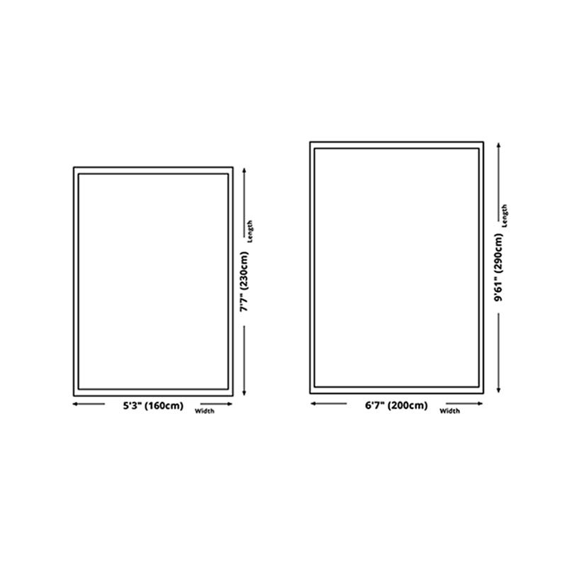 Salle de salon moderne Bloc de couleur du tapis Polyester Area Rapis de support sans glissement