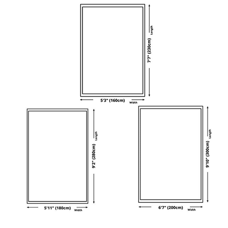 Tapis graphique en polyester moderne gris clair tapis de support sans glissement pour le salon