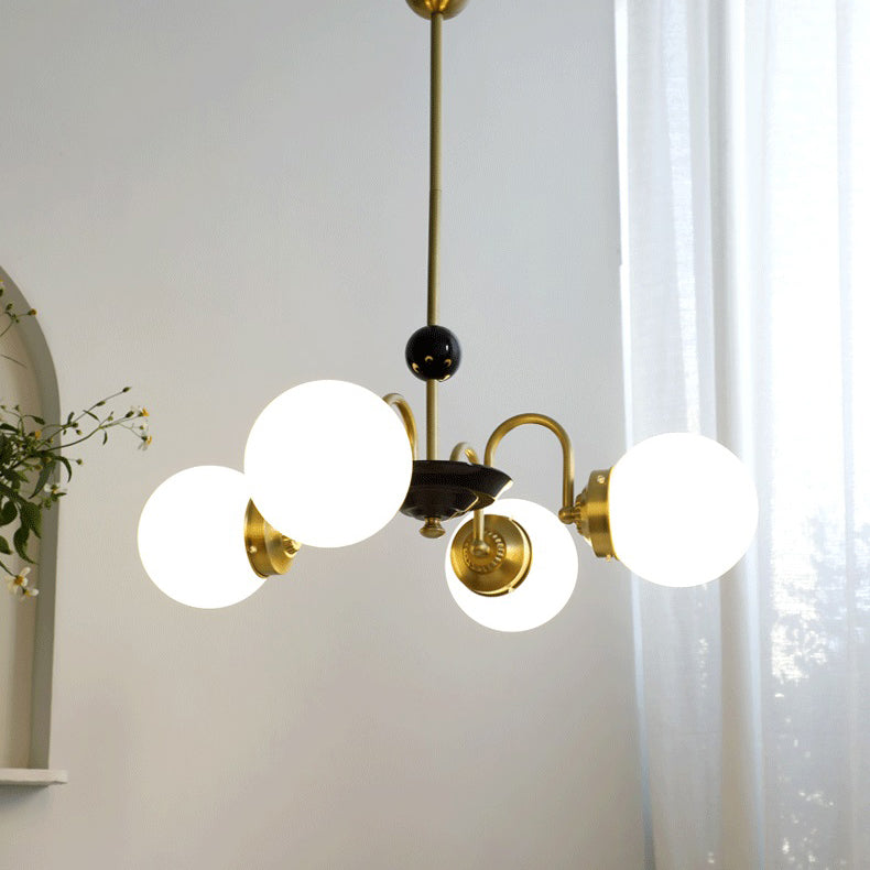 Stile moderno Global Hanging lampadario Light Light Glass Lampadario Fissature di illuminazione