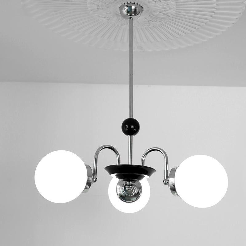 Stile moderno Global Hanging lampadario Light Light Glass Lampadario Fissature di illuminazione