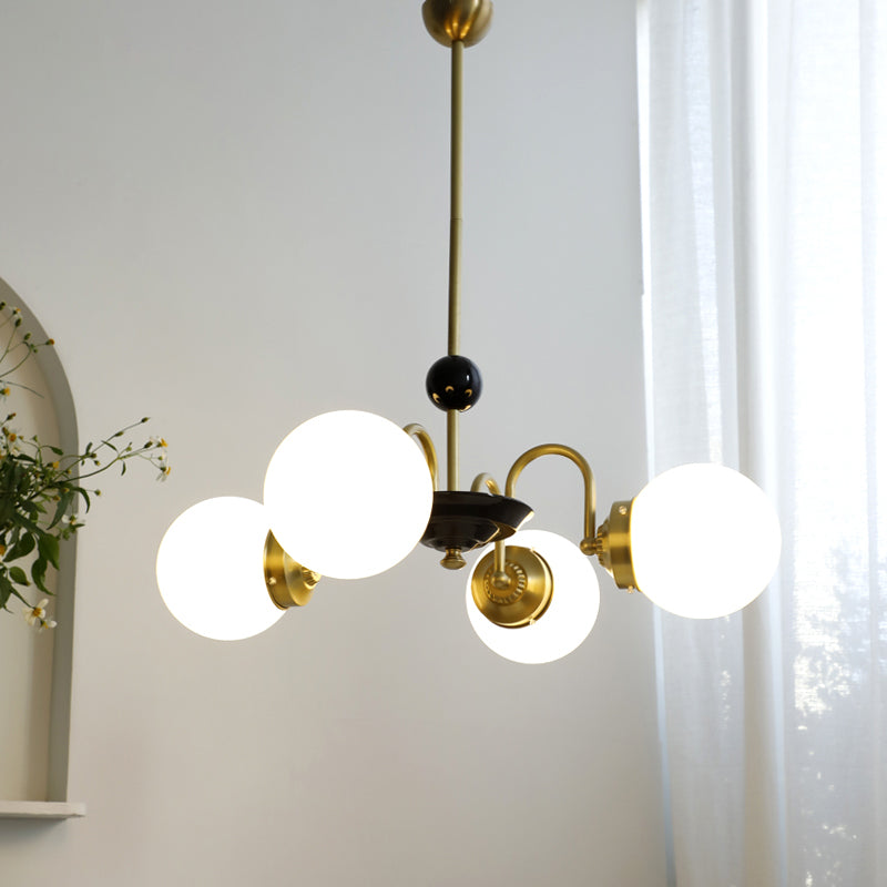 Stile moderno Global Hanging lampadario Light Light Glass Lampadario Fissature di illuminazione