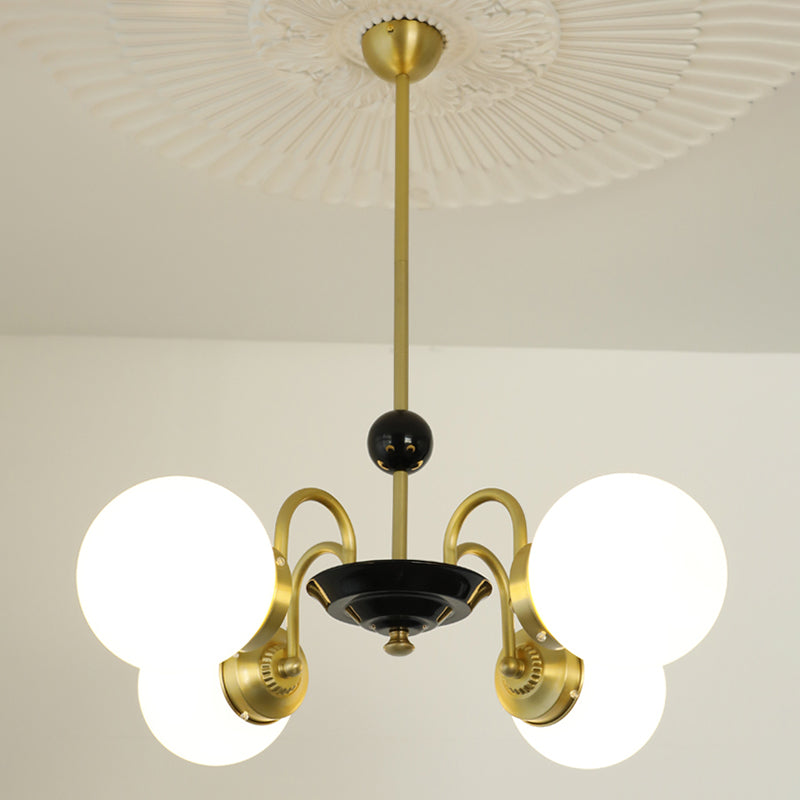 Stile moderno Global Hanging lampadario Light Light Glass Lampadario Fissature di illuminazione