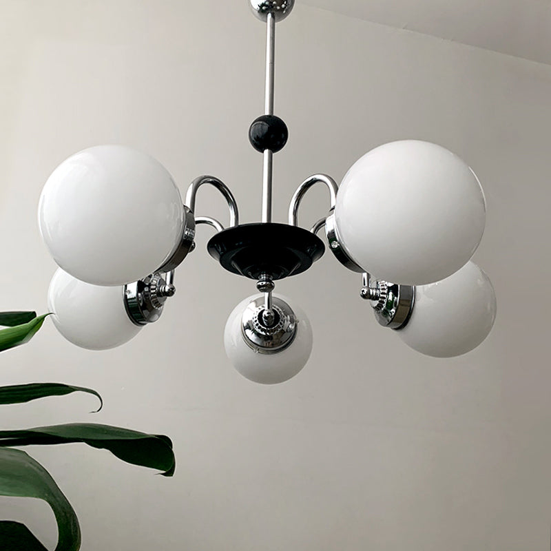 Stile moderno Global Hanging lampadario Light Light Glass Lampadario Fissature di illuminazione