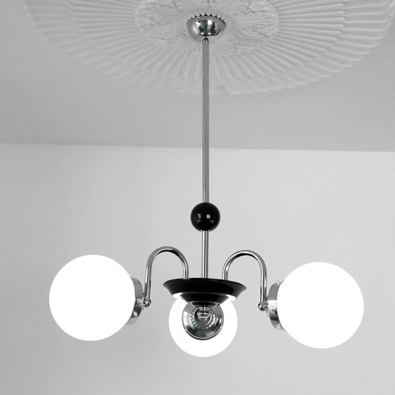 Stile moderno Global Hanging lampadario Light Light Glass Lampadario Fissature di illuminazione