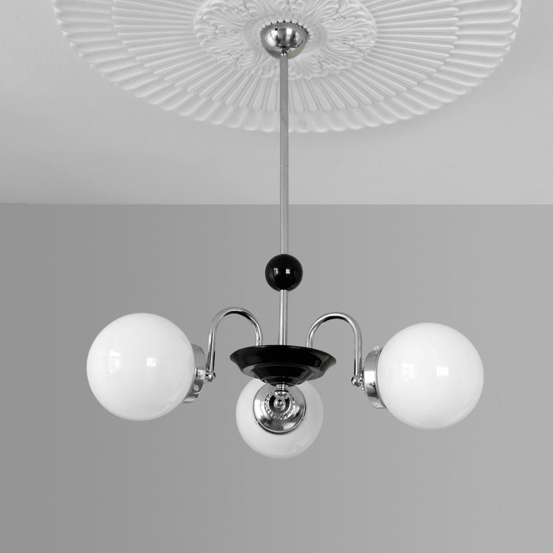 Stile moderno Global Hanging lampadario Light Light Glass Lampadario Fissature di illuminazione