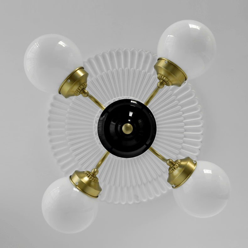 Stile moderno Global Hanging lampadario Light Light Glass Lampadario Fissature di illuminazione