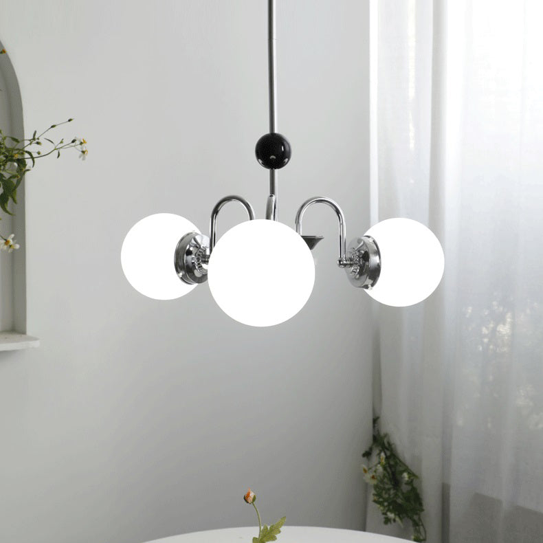 Stile moderno Global Hanging lampadario Light Light Glass Lampadario Fissature di illuminazione