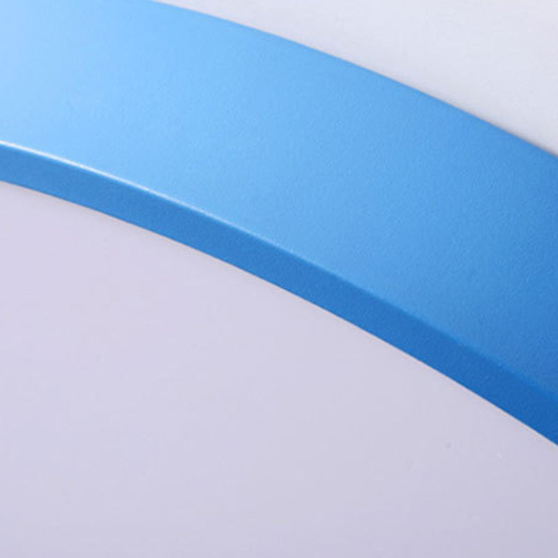 Lampada da soffitto a LED di forma rotonda Moderna in ferro amaretto 1 luce da incasso per balcone corridoio