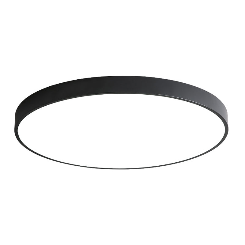 Ronde vorm LED-plafondlamp Modern Macaroon Iron 1 Light Inbouw voor slaapkamergangpad