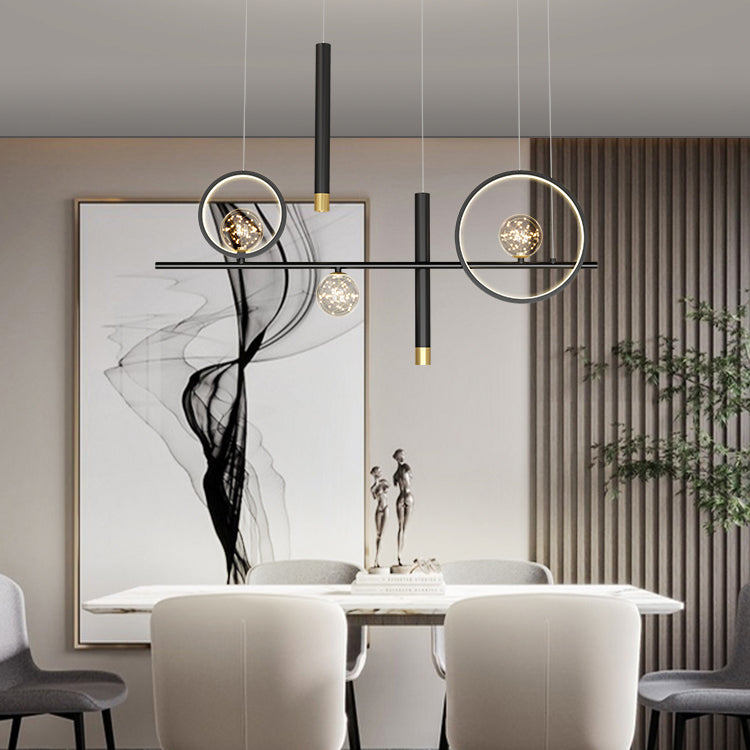 Modern Kitchen Pendant Lights Linear Chandelier Island Lighting Fixtures
