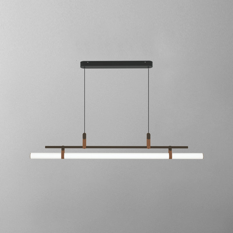 Linear Island Chandelier Lights Modern Acrylic Chandelier Lighting Fixtures