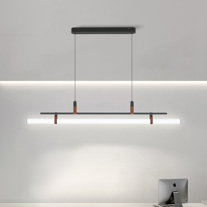 Linear Island Chandelier Lights Modern Acrylic Chandelier Lighting Fixtures