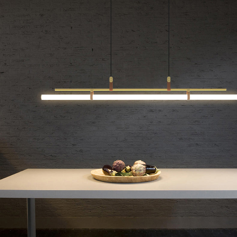 Linear Island Chandelier Lights Modern Acrylic Chandelier Lighting Fixtures