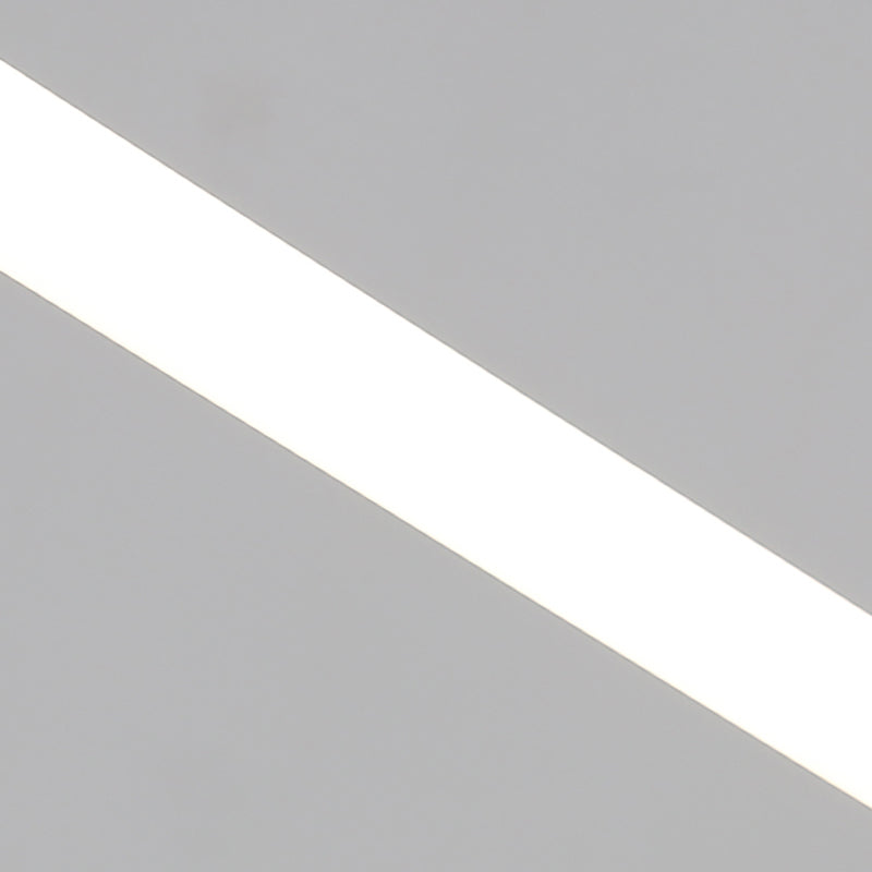 Linear LED Chandelier in Contemporary Simplicity Metal Pendant Light for Kitchen