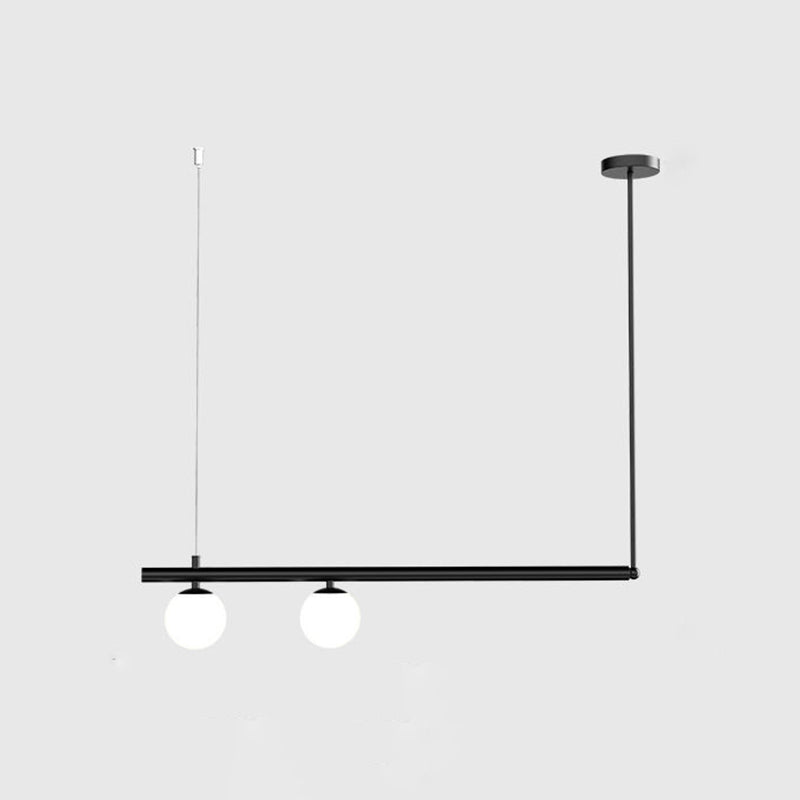 Modern Simplicity Pendant Lighting Globe Glass Island Lighting for Dining Room