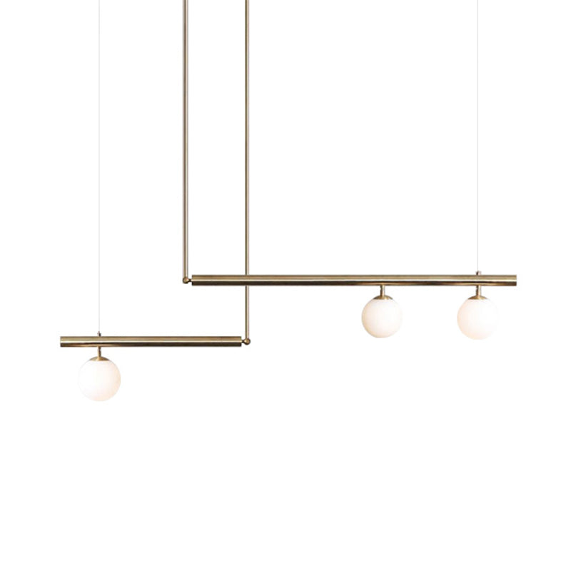 Modern Simplicity Pendant Lighting Globe Glass Island Lighting for Dining Room