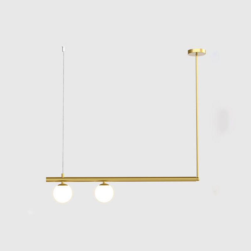 Modern Simplicity Pendant Lighting Globe Glass Island Lighting for Dining Room