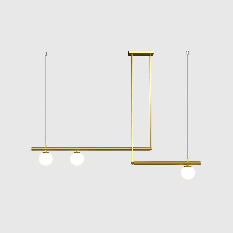 Modern Simplicity Pendant Lighting Globe Glass Island Lighting for Dining Room