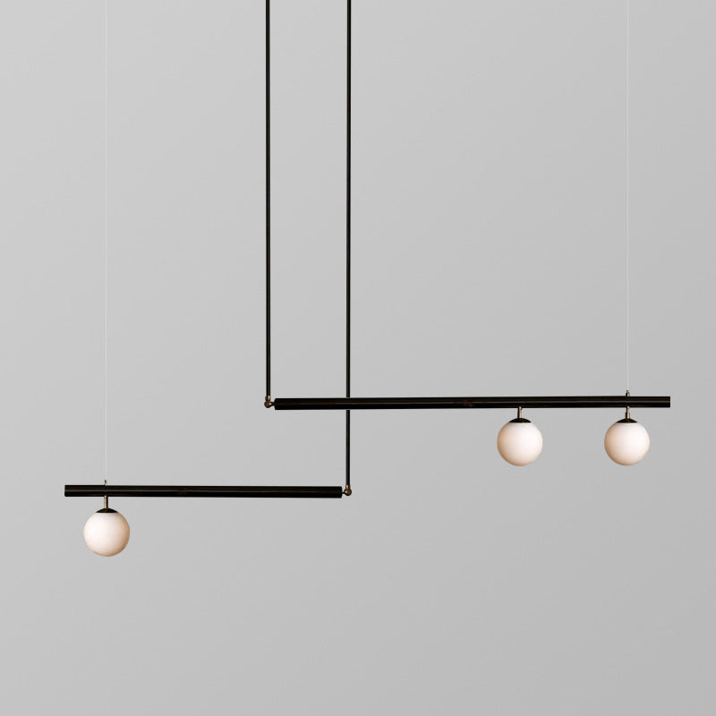 Modern Simplicity Pendant Lighting Globe Glass Island Lighting for Dining Room