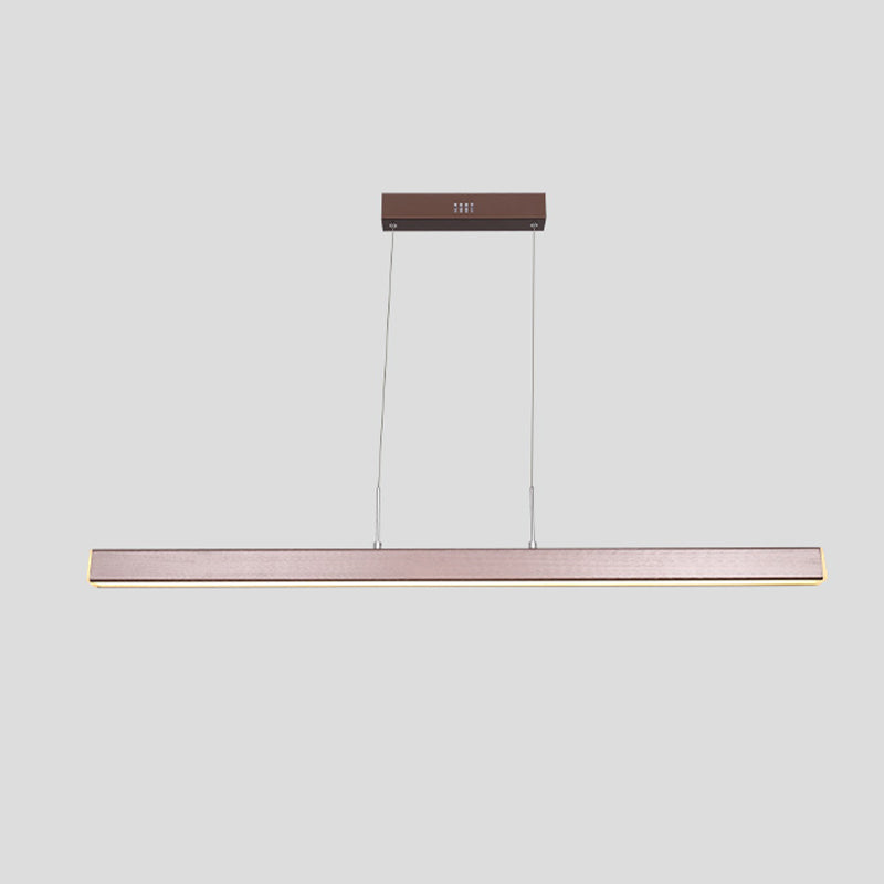 Linear LED Island Lighting in Contemporary Style Metal 1-Light Island Lighting