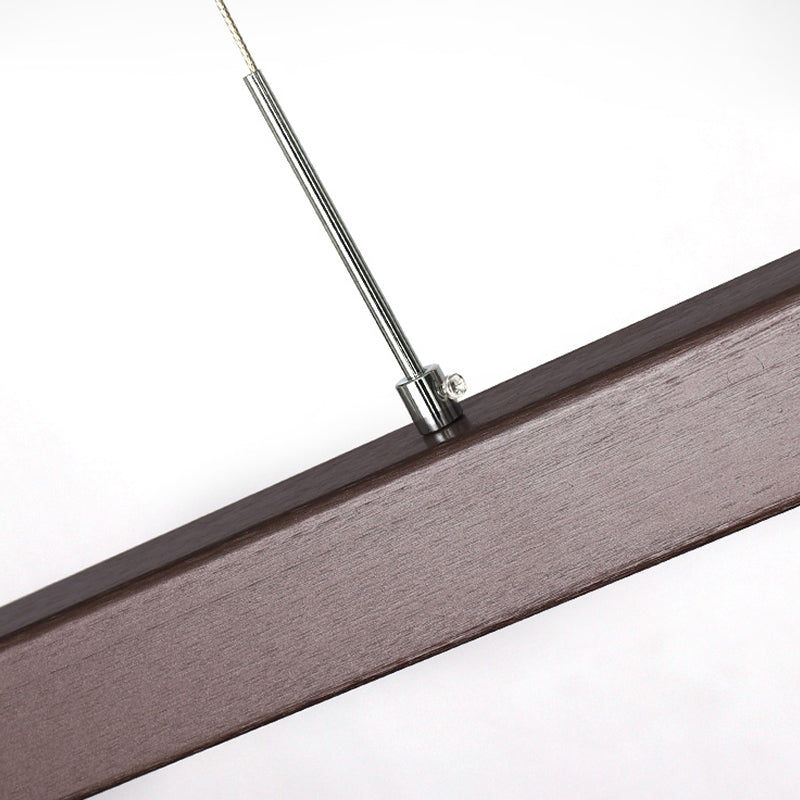 Linear LED Island Lighting in Contemporary Style Metal 1-Light Island Lighting