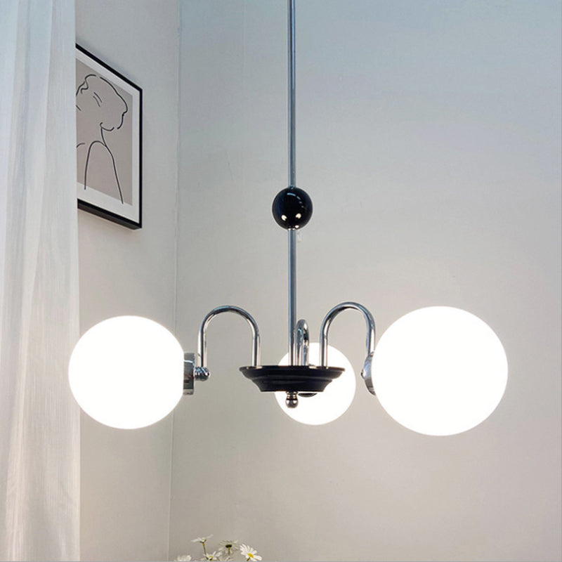 Moderner künstlerischer Anhänger Light Glass Globe Kronleuchter für Wohnzimmer