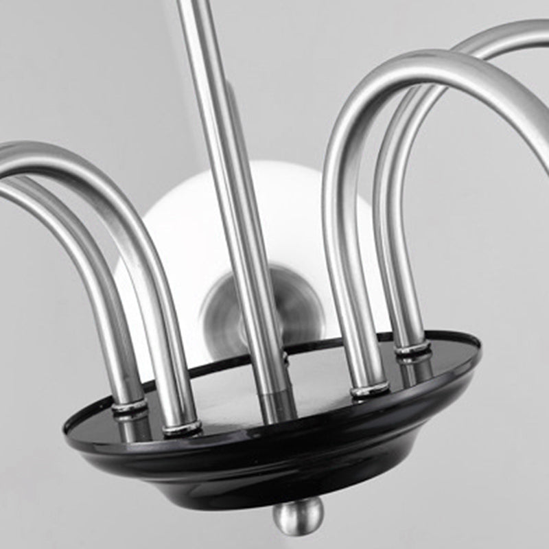 Moderner künstlerischer Anhänger Light Glass Globe Kronleuchter für Wohnzimmer