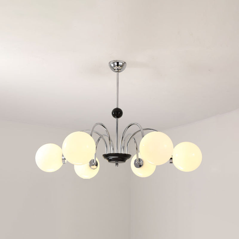 Moderner künstlerischer Anhänger Light Glass Globe Kronleuchter für Wohnzimmer