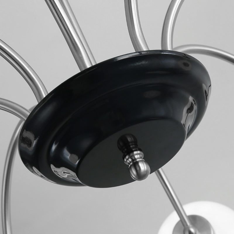 Moderne artistieke hanger lichtglasbol kroonluchter voor woonkamer